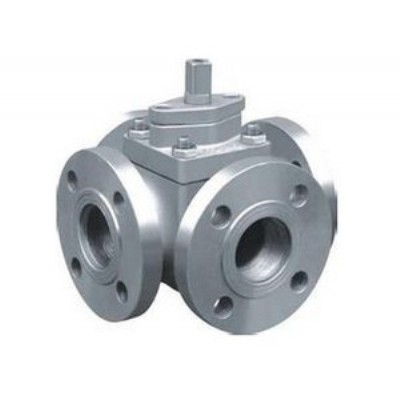 法兰连接软硬密封四通球阀