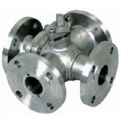 手动不锈钢四通球阀