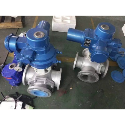 Q946F-16C DN125电动四通球阀