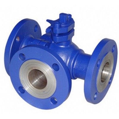 L型硬密封三通球阀