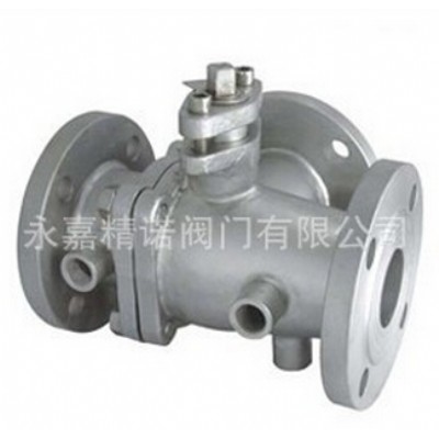 浮动三通保温夹套球阀