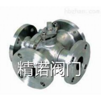 Q46FH不锈钢法兰四通球阀