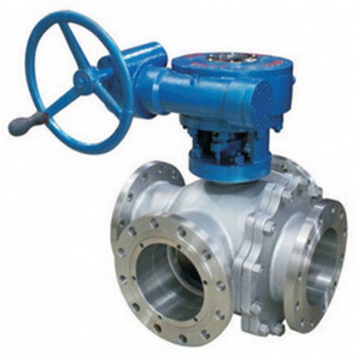 Q346F-16P 蜗轮四通球阀